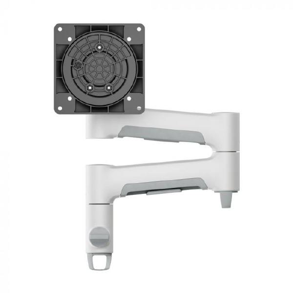 Atdec AWM-A46T 460mm Medium Swing Monitor Arm, Adjustable Tilt and Pan, White - Monitors - Mounts