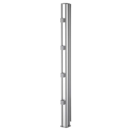 Atdec 750mm Tall Post With Guide Marks Silver