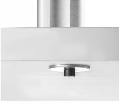 Atdec AWMS-1340 130mm Arm on 400mm Post. 12kg  Flat Screens, 10kg Curved Screens, Bolt-Through Desk Fixing, Black
