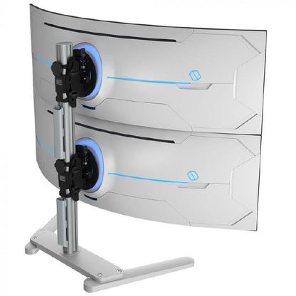 Atdec AWMS-2-BT75 Super Heavy Duty Dual Vertical Monitor Mount. Max Load Per Display: 25kg (flat)... - Image 3