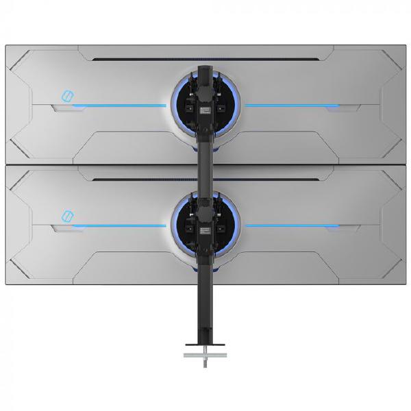 Atdec AWMS-2-BT75 Super Heavy Duty Dual Vertical Monitor Mount. Max Load Per Display: 25kg (flat)... - Image 3