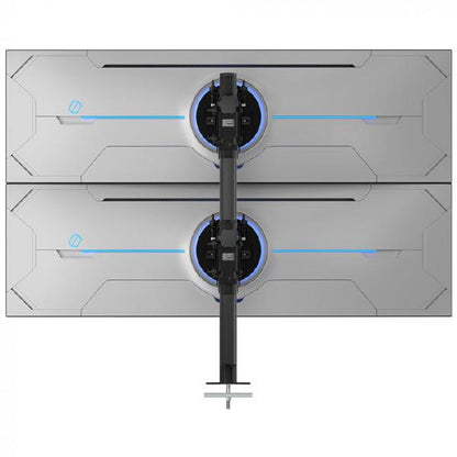 Atdec AWMS-2-BT75 Super Heavy Duty Dual Vertical Monitor Mount. Max Load Per Display: 25kg (flat)... - Image 3