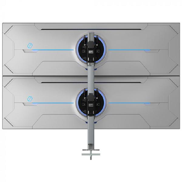 Atdec AWMS-2-BT75 Super Heavy Duty Dual Vertical Monitor Mount. Max Load Per Display: 25kg (flat)... - Image 2