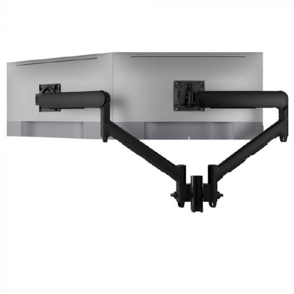 Atdec AWMS-2-D13 Dual Dynamic Monitor Arms on 135mm Post. Max Load: 8kg, F-Clamp Desk Fixing, VES... - Image 2