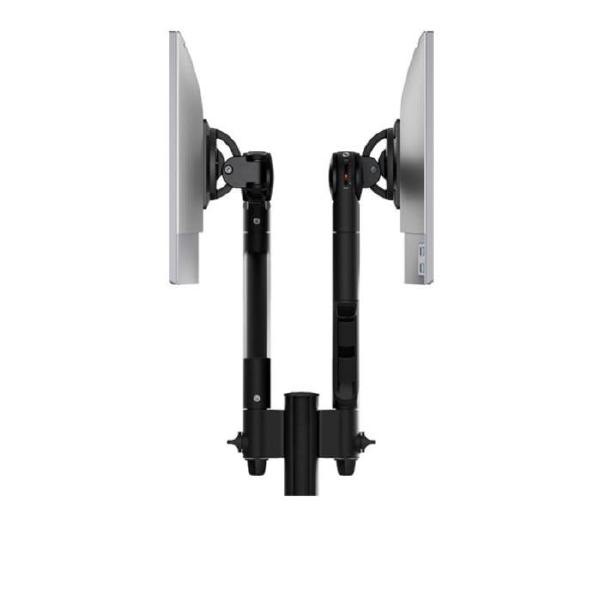 Atdec AWMS-2-D13 Dual Dynamic Monitor Arms on 135mm Post. Max Load: 8kg, F-Clamp Desk Fixing, VES... - Image 4