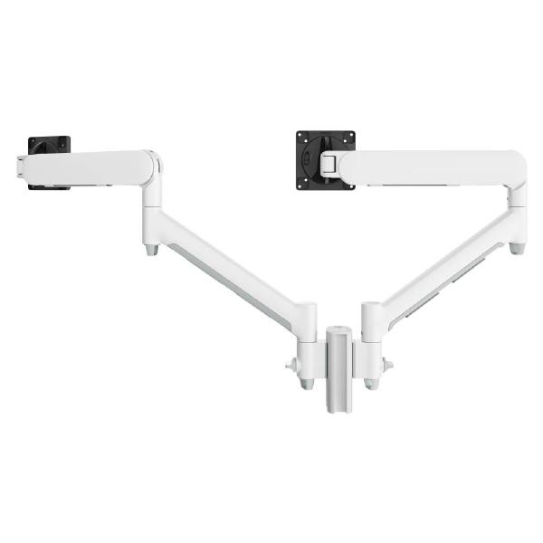 Atdec AWMS-2-D13 Dual Dynamic Monitor Arms on 135mm Post. Max Load: 8kg, F-Clamp Desk Fixing VESA...