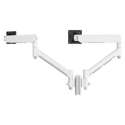 Atdec AWMS-2-D13 Dual Dynamic Monitor Arms on 135mm Post. Max Load: 8kg, F-Clamp Desk Fixing VESA...