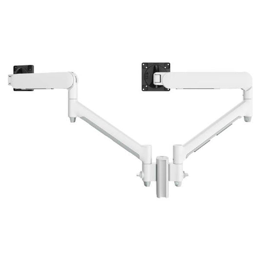 Atdec AWMS-2-D13 Dual Dynamic Monitor Arms on 135mm Post. Max Load: 8kg, F-Clamp Desk Fixing VESA...