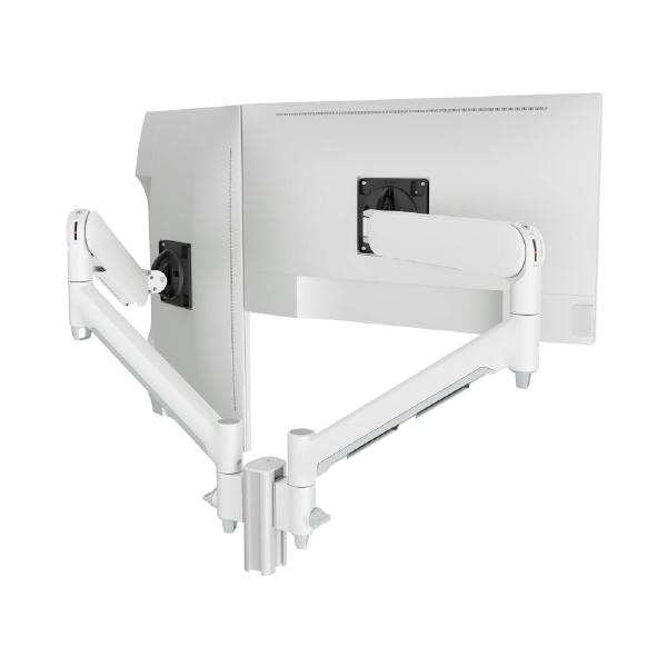 Atdec AWMS-2-D13 Dual Dynamic Monitor Arms on 135mm Post. Max Load: 8kg, F-Clamp Desk Fixing VESA... - Image 4