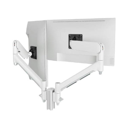 Atdec AWMS-2-D13 Dual Dynamic Monitor Arms on 135mm Post. Max Load: 8kg, F-Clamp Desk Fixing VESA... - Image 4