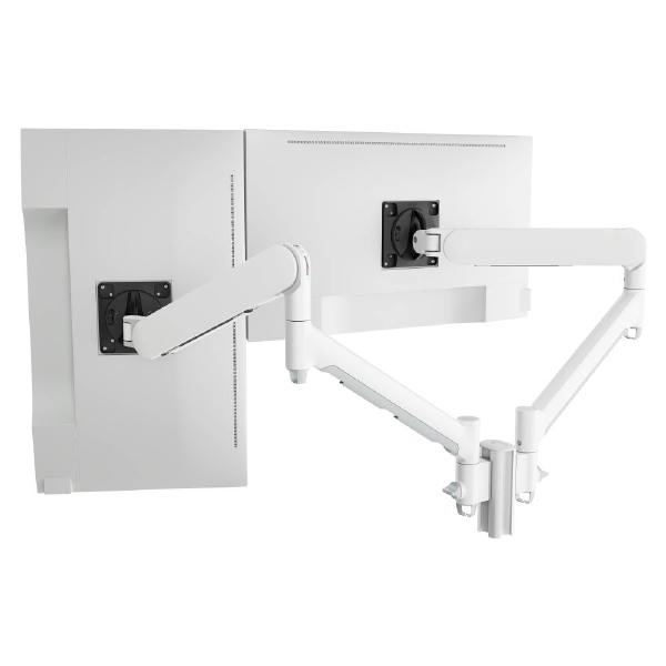 Atdec AWMS-2-D13 Dual Dynamic Monitor Arms on 135mm Post. Max Load: 8kg, F-Clamp Desk Fixing VESA... - Image 5