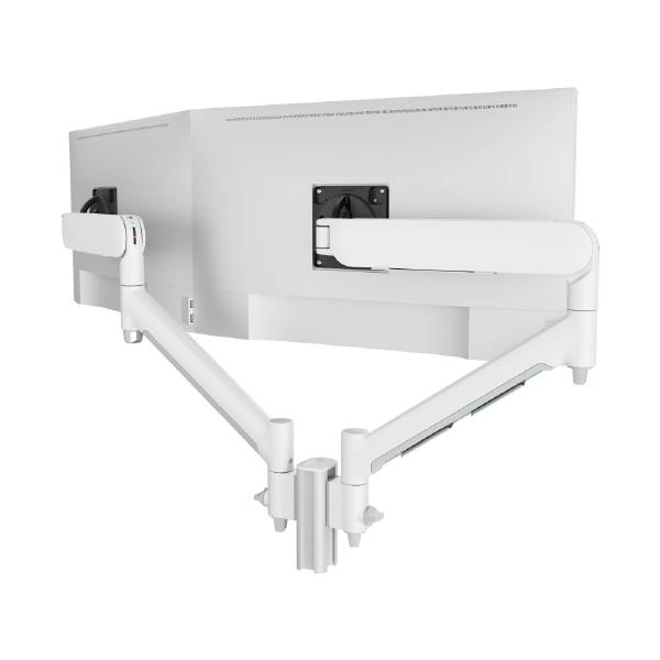 Atdec AWMS-2-D13 Dual Dynamic Monitor Arms on 135mm Post. Max Load: 8kg, F-Clamp Desk Fixing VESA... - Image 6