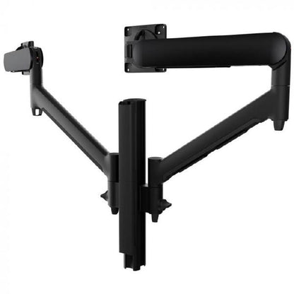 Atdec AWMS-2-D40 Dual Dynamic Monitor Arms on 400mm Post. Max Load: 8kg, Bolt-Through Desk Fixing...