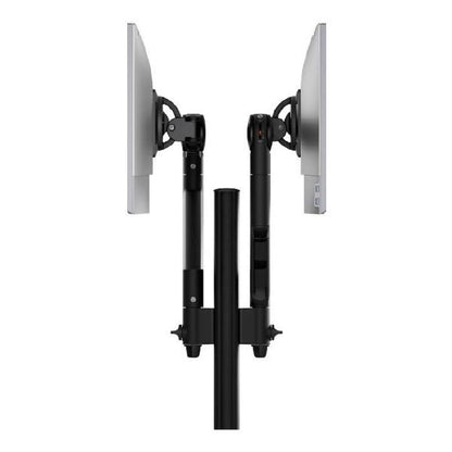 Atdec AWMS-2-D40 Dual Dynamic Monitor Arms on 400mm Post. Max Load: 8kg, Bolt-Through Desk Fixing... - Image 5
