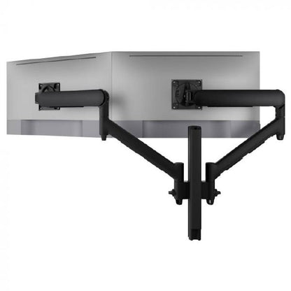 Atdec AWMS-2-D40 Dual Dynamic Monitor Arms on 400mm Post. Max Load: 8kg, F-Clamp Desk Fixing, VES... - Image 2