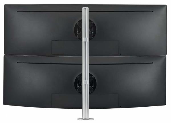 Atdec AWMS-2-LTHT75 Heavy Duty Dual Mount with 750mm Post. 18kg Flat Screens, 12kg Curved Screens... - Image 3