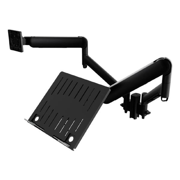 Atdec AWMS-2-ND13 Laptop-Monitor Combo Mount on 135mm Post. Max Load: 8kg, Bolt-Through Desk Fixi... - Image 6