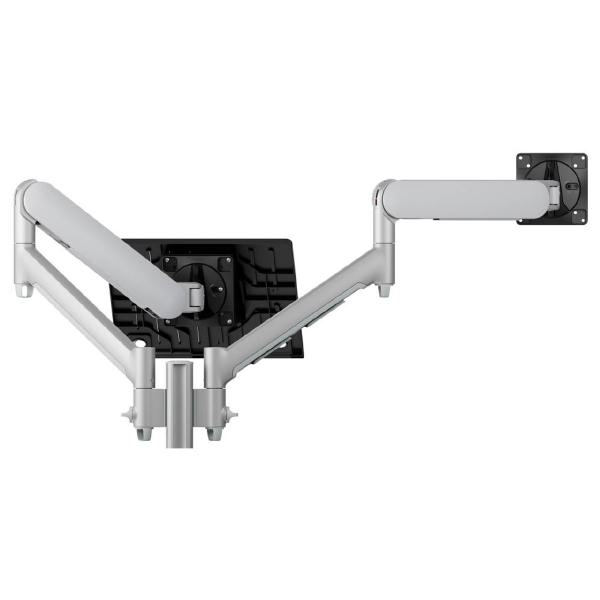 Atdec AWMS-2-ND13 Laptop-Monitor Combo Mount on 135mm Post. Max Load: 8kg,  Heavy Duty F-Clamp De... - Image 5