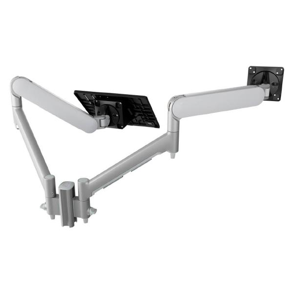 Atdec AWMS-2-ND13 Laptop-Monitor Combo Mount on 135mm Post. Max Load: 8kg,  Heavy Duty F-Clamp De... - Image 6