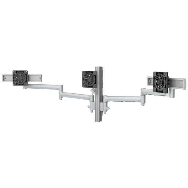 Atdec AWMS-3-137S4 Triple Monitor Arms with Sliders on 400mm Post. C-Clamp Desk Fixing, VESA up t... - Image 6