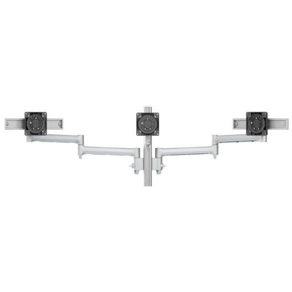 Atdec AWMS-3-137S4 Triple Monitor Arms with Sliders on 400mm Post. Grommet Clamp Desk Fixing, VES... - Image 5