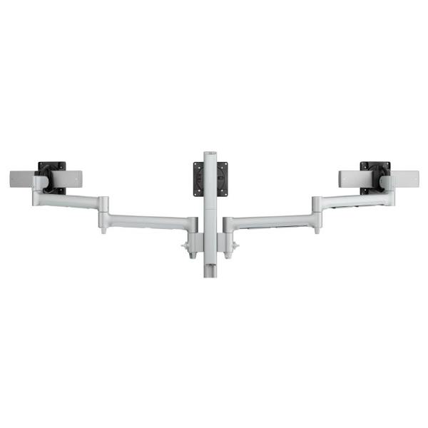 Atdec AWMS-3-137S4 Triple Monitor Arms with Sliders on 400mm Post. Heavy Duty F-Clamp Desk Fixing... - Image 2