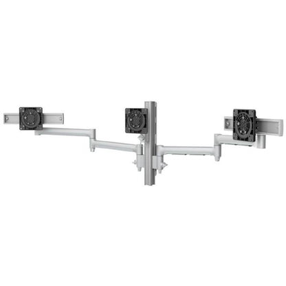 Atdec AWMS-3-137S4 Triple Monitor Arms with Sliders on 400mm Post. Heavy Duty F-Clamp Desk Fixing... - Image 6