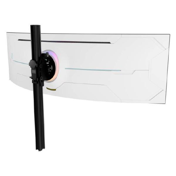 Atdec AWMS-BT75 Super Heavy Duty Mount on Tall Post, Heavy Duty F-Clamp, Black - Monitors - Mounts - Image 2