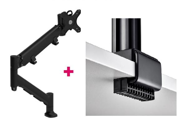 Atdec AWMS-HXB Heavy Duty Dynamic Monitor Arm. Up to 49" screens, Min. Load 6kg. Max Load 16kg, C...