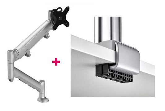 Atdec AWMS-HXB Heavy Duty Dynamic Monitor Arm. Up to 49" screens, Min. Load 6kg. Max Load 16kg, C...
