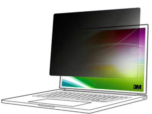 3M Bright Screen Privacy Filter, 13.3",16:10, Full Screen Laptop, Anti-glare, Blue Light Reductio...
