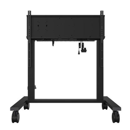 BenQ MT02E Motorised Trolley for 65-86" Displays (Rolling stand with VESA mount) - Mobile Trolley...