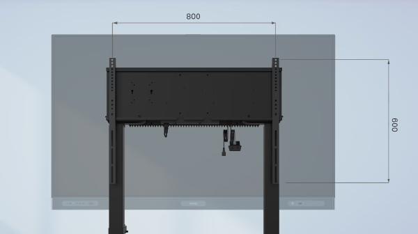 BenQ MT02E Motorised Trolley for 65-86" Displays (Rolling stand with VESA mount) - Mobile Trolley... - Image 3