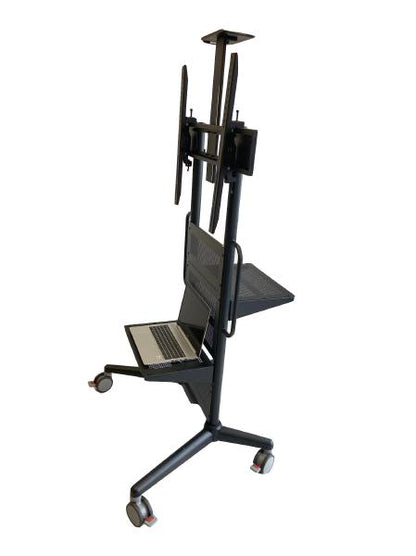 BenQ Pro AV Trolley - Fixed Height Video Conferencing, Digital Signage and IFP Trolley - Support up to 125kg - fit displays 43" - 86"