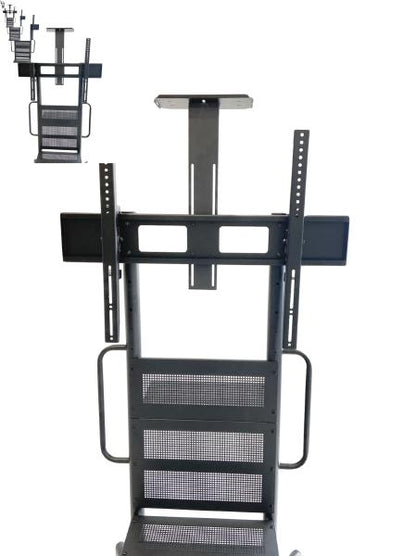 BenQ Pro AV Trolley - Fixed Height Video Conferencing, Digital Signage and IFP Trolley - Support up to 125kg - fit displays 43" - 86"