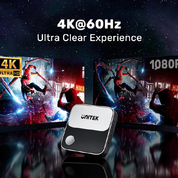 Unitek Wireless 4K Screen Mirroring - Casting Device 60Hz, For Android OS, Windows OS, iOS and Ma... - Image 3