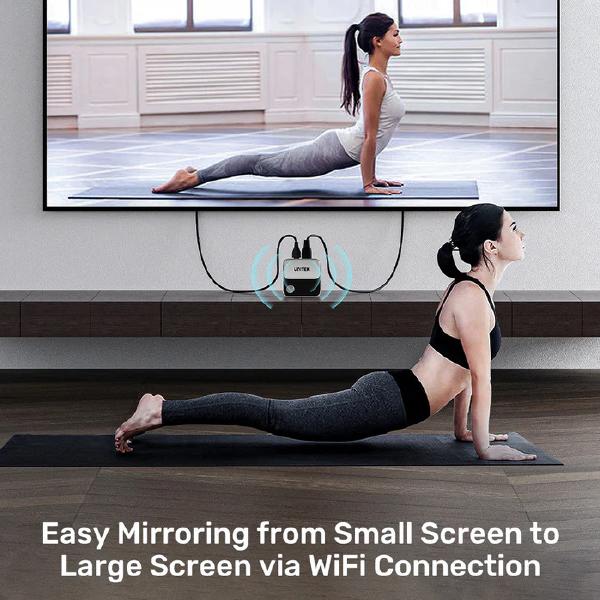 Unitek Wireless 4K Screen Mirroring - Casting Device 60Hz, For Android OS, Windows OS, iOS and Ma... - Image 4