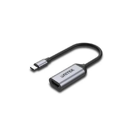 Unitek USB-C to HDMI 4K Adapter 60Hz, Plug and Play, Grey, Unitek Gift Box - Display Accessories