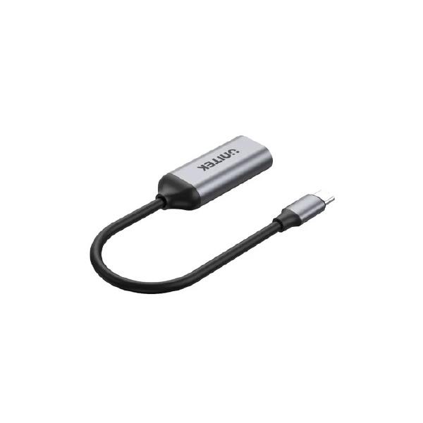 Unitek USB-C to HDMI 4K Adapter 60Hz, Plug and Play, Grey, Unitek Gift Box - Display Accessories - Image 2