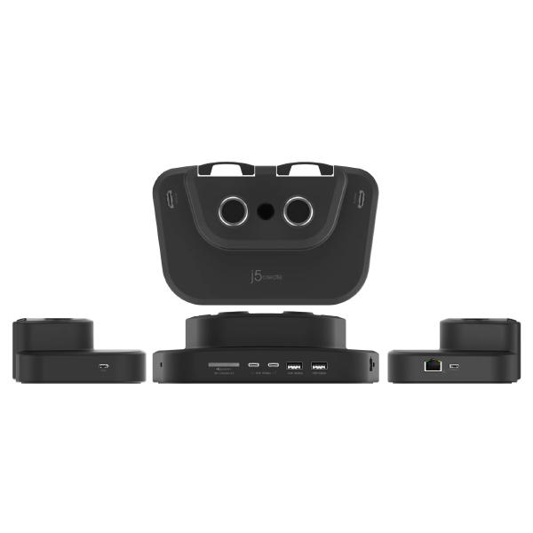J5create JTSA302 Gas Dual-Monitor Mount with Docking Station - Monitors - Mounts - Image 4