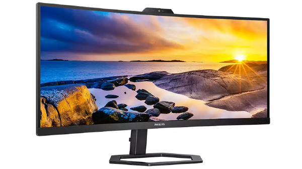 Philips 34E1C5600HE 34" 21:9, Ultrawide QHD 3440x1440 VA Home Curved Monitor, HDMI, DP, 65W USB-C...
