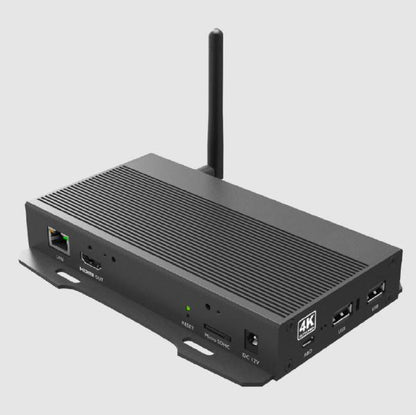 Qbic BXP-300 4K-UHD Media Player. 4K (3840x2160) @ 60fps. ARM Quad-Core 1.8GHz CPU. Mali-T764 GPU...
