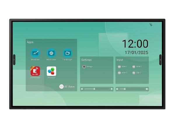 Sharp PN-LM551 AQUOS Board 55" IFP Interactive Display Systems, LCD, 500 cd/m2 Brightness, 3 year...