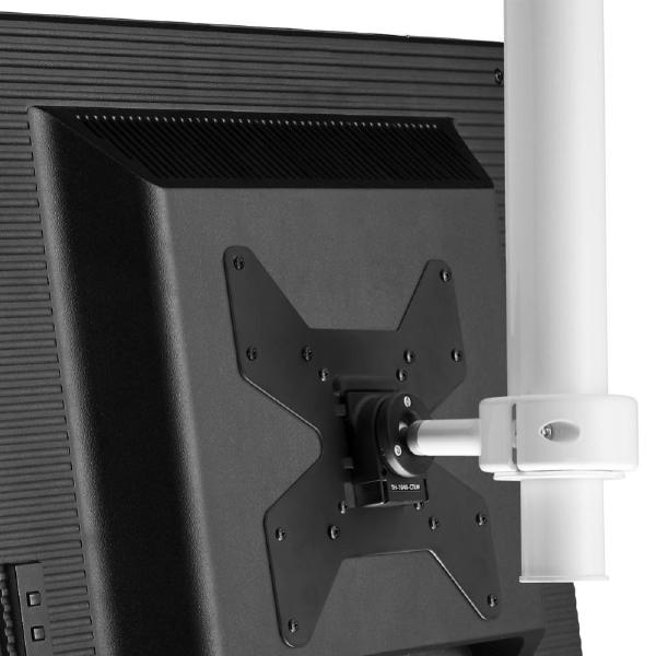Atdec Telehook 1040 Tilt Ceiling Mount Short up to 900mm. Max load 25kg. VESA up to 200x200. White