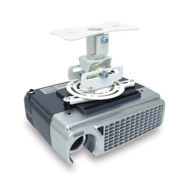Atdec Flush Ceiling Universal Projector Mount. Max Load 15kg, 360 Rotation, Quick Release. 10 Year Warranty. White Finish.