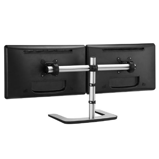 Atdec Visidec Focus Display Accessory Arm Dual Displays, Horizontal Mount 24" - 32" Polished Silver