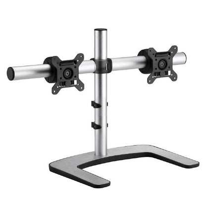 Atdec Visidec Focus Display Accessory Arm Dual Displays, Horizontal Mount 24" - 32" Polished Silver