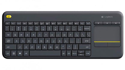 Logitech K400 Plus Wireless Keyboard with Touchpad  Entertainment Media Keys Tiny USB Unifying receiver for HTPC connected TVs ~KBLT-K830BT