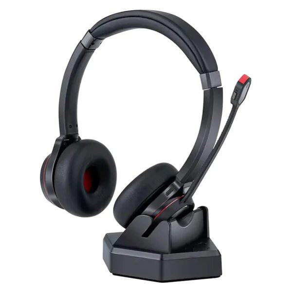 Shintaro  Wireless Headset with Mic - Noise Cancelling, Dual Device Connectivity, 30m Range, 40 H...