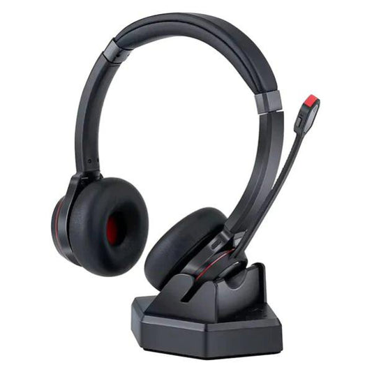 Shintaro  Wireless Headset with Mic - Noise Cancelling, Dual Device Connectivity, 30m Range, 40 H...